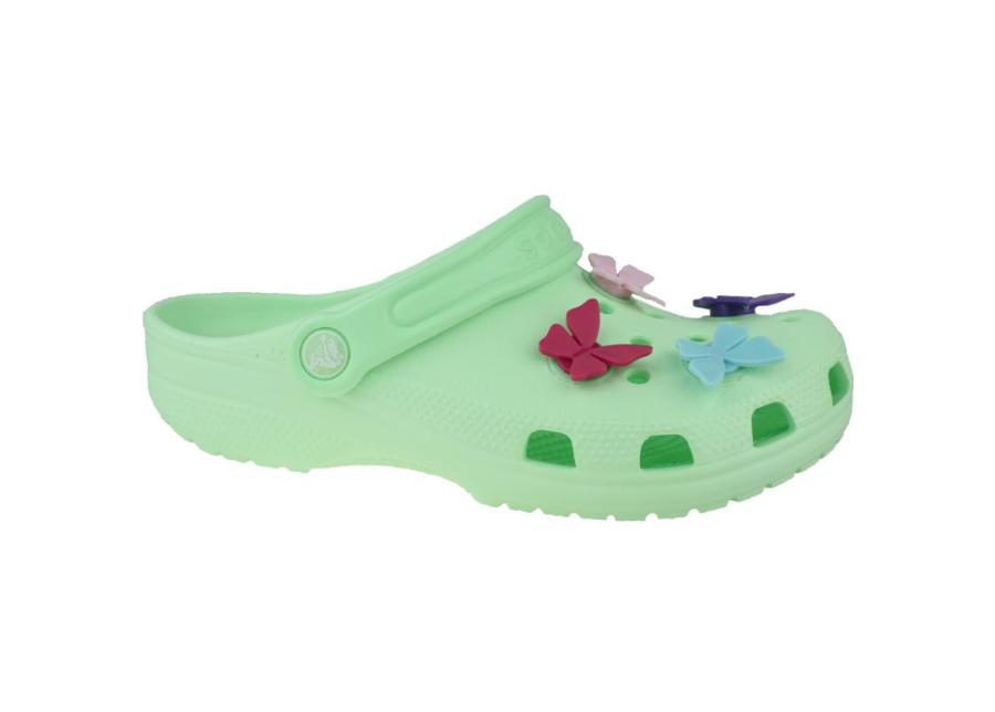 Детские шлепанцы Crocs Classic Butterfly Charm Clog Jr 206179-3TI увеличить