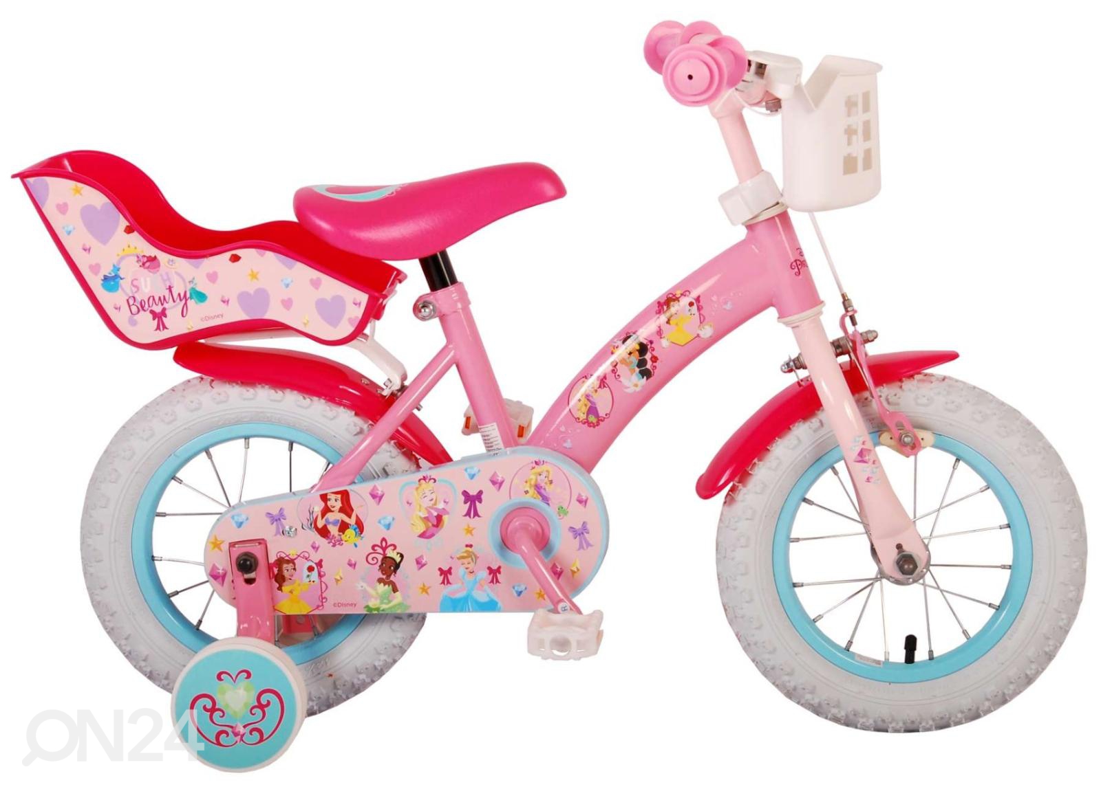 Детский велосипед 12 дюймов Disney Princess розовый увеличить