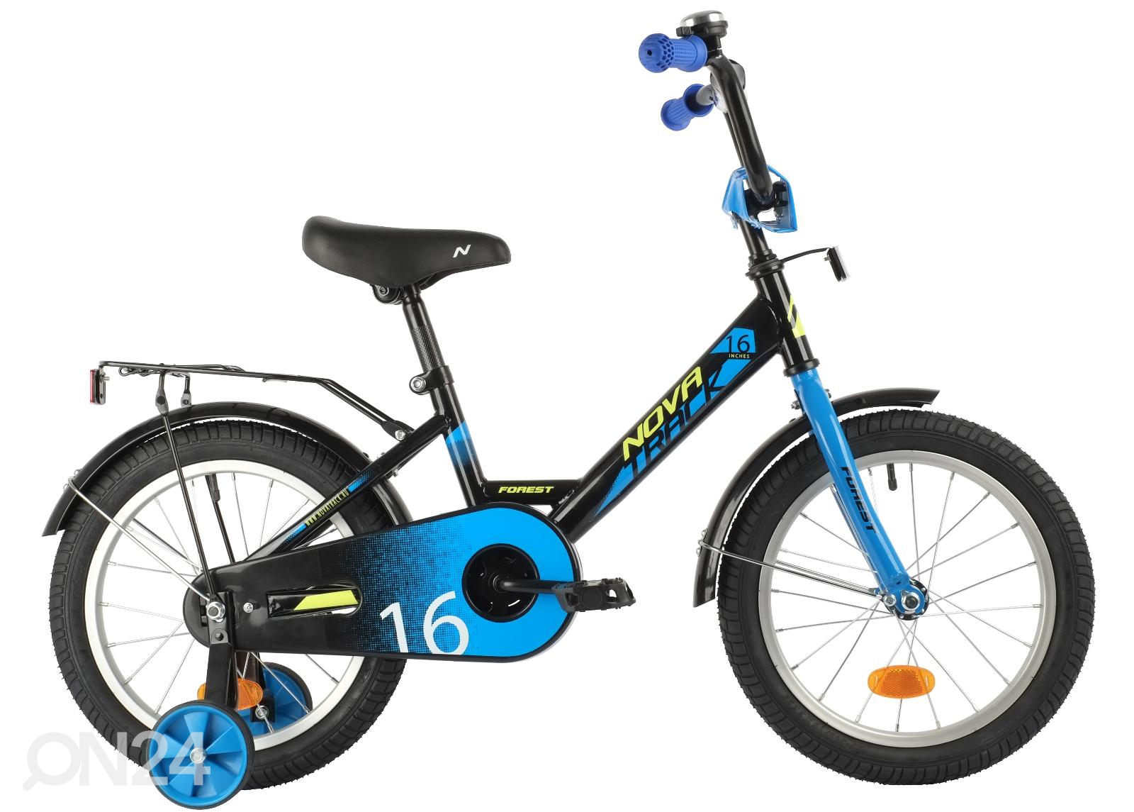 Детский велосипед 16" FOREST Novatrack черный увеличить