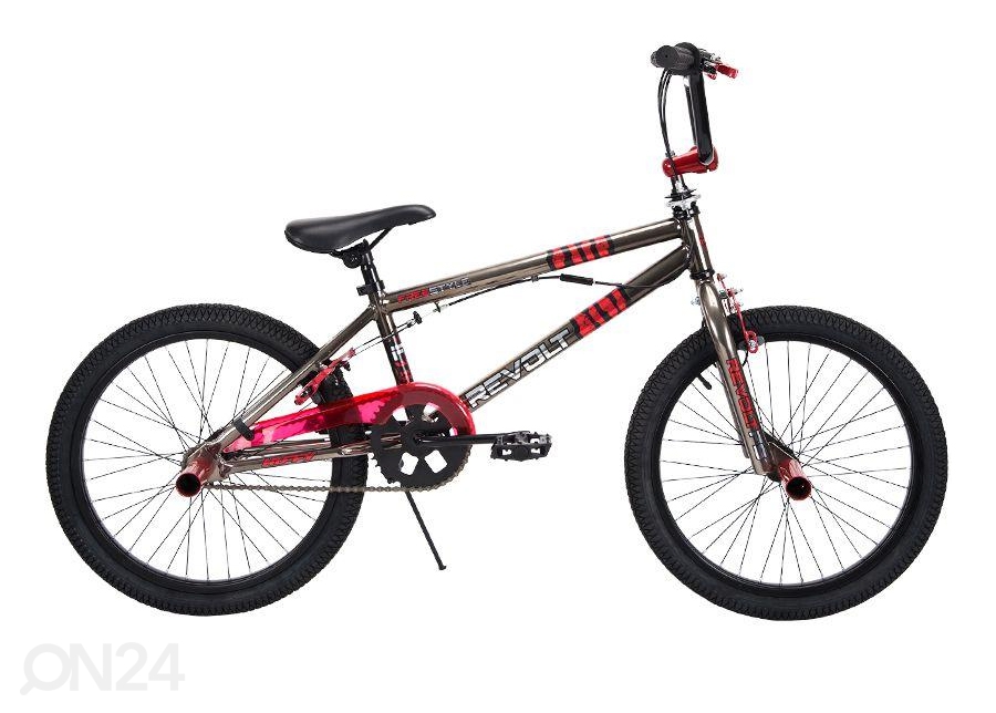 Детский велосипед 20 дюймов Huffy Revolt BMX High Gloss Smoked Chrome увеличить