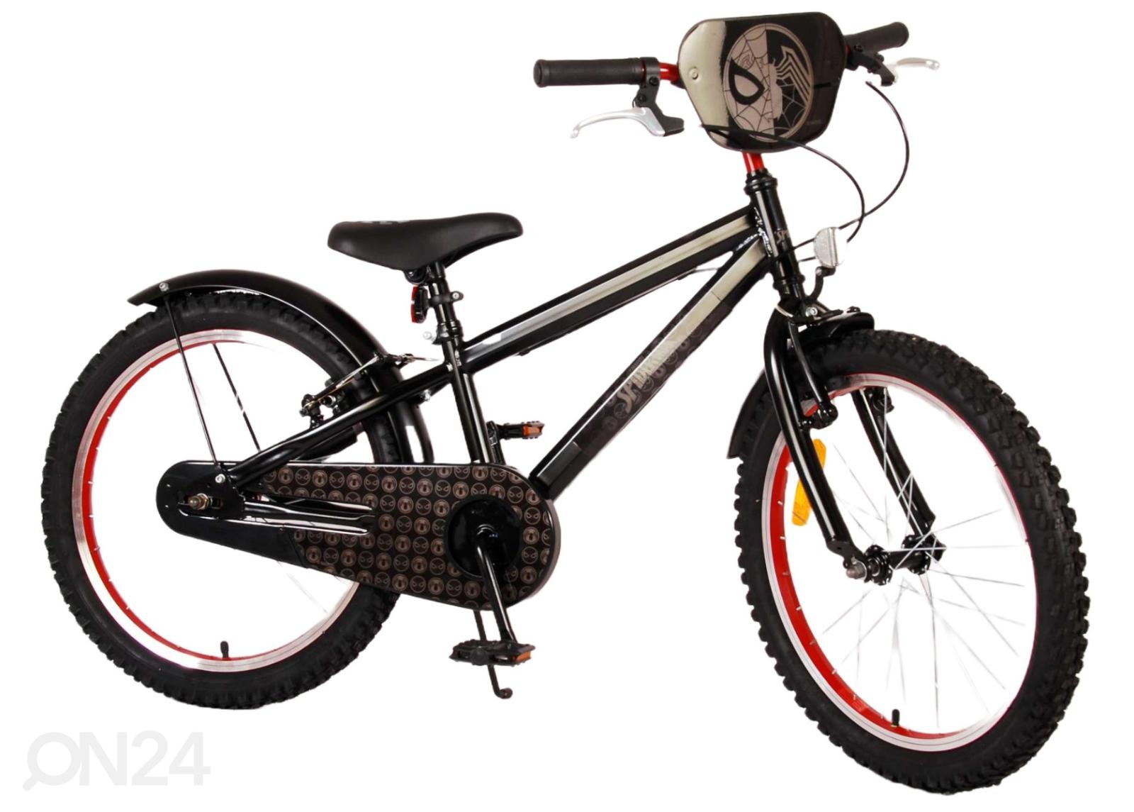 Детский велосипед 20 дюймов Человек-Паук, матово-черный увеличить