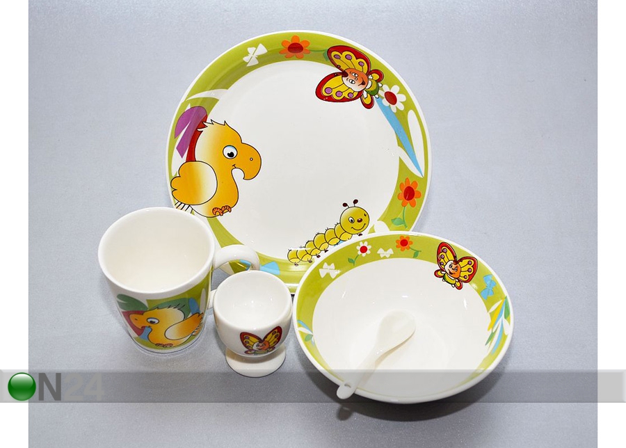 Детский набор столовой посуды Папугай увеличить