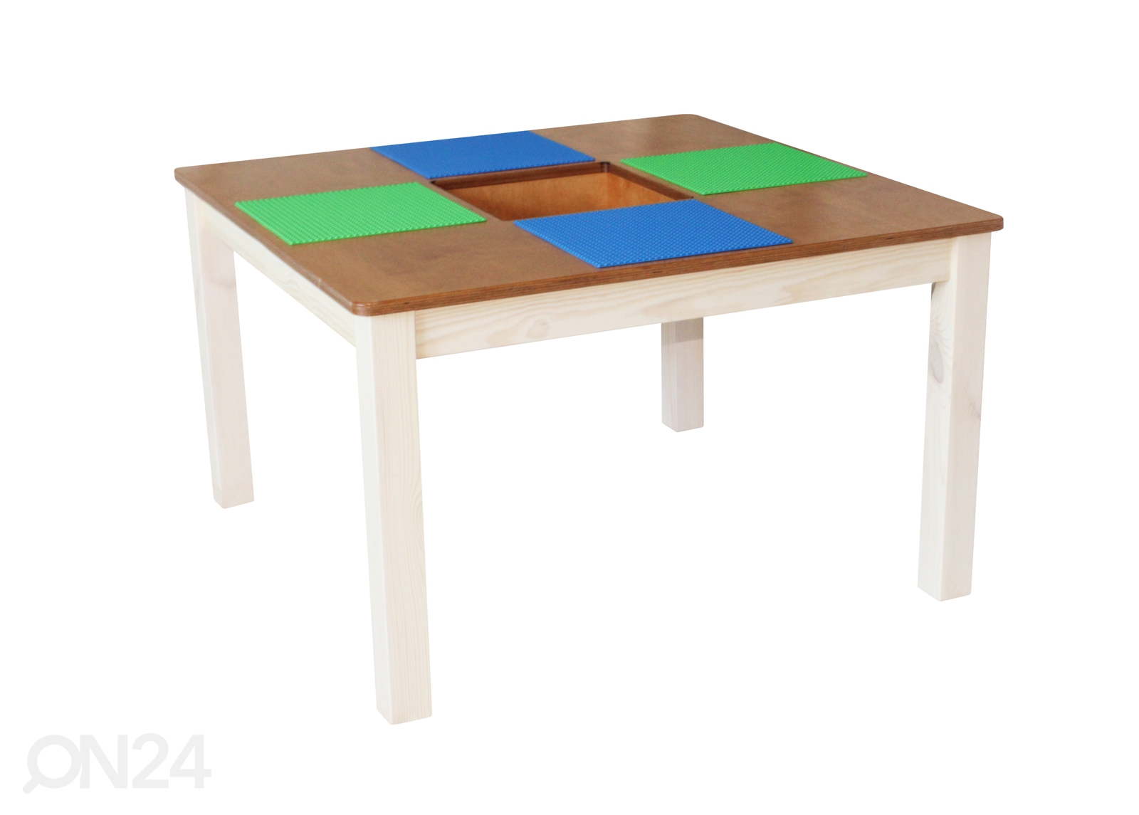Детский стол для лего 85x85xh53 cm увеличить