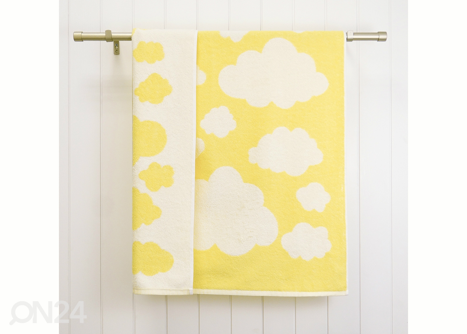 Детское махровое полотенце Clouds 70x120 cm, жёлтый увеличить