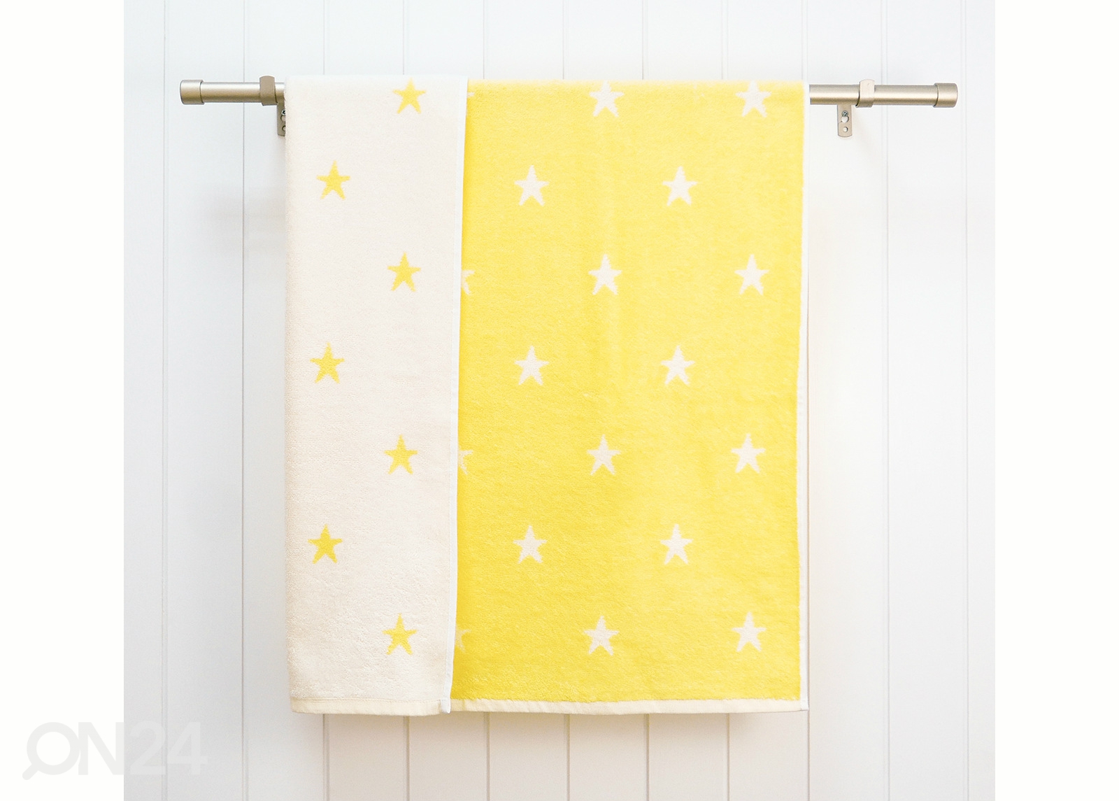 Детское махровое полотенце Stars 70x120 cm, жёлтый увеличить