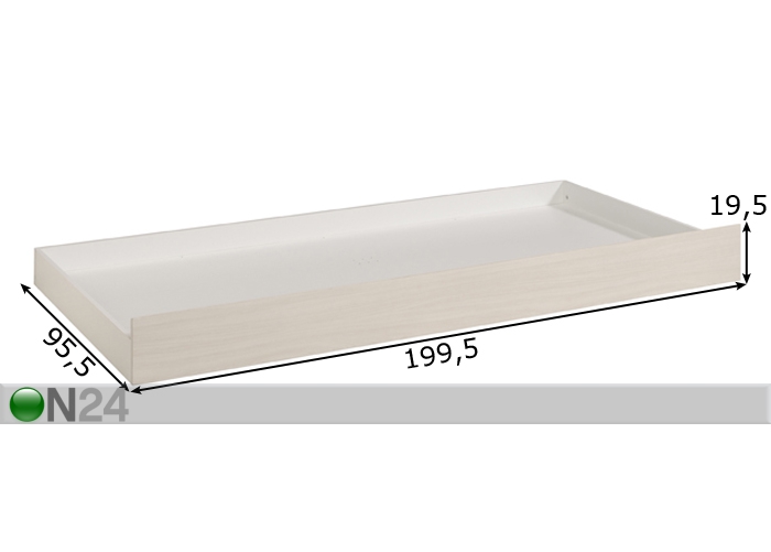 Дополнительная кровать / ящик кроватный Gravity увеличить размеры