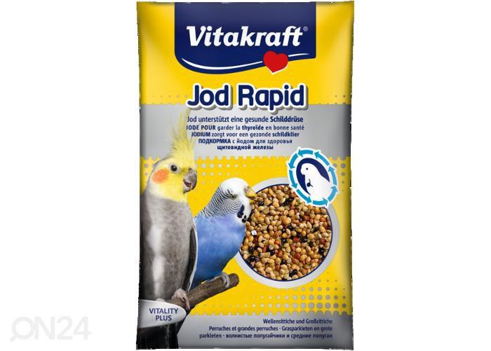 Дополнительный корм для птиц jod rapid 20 г увеличить