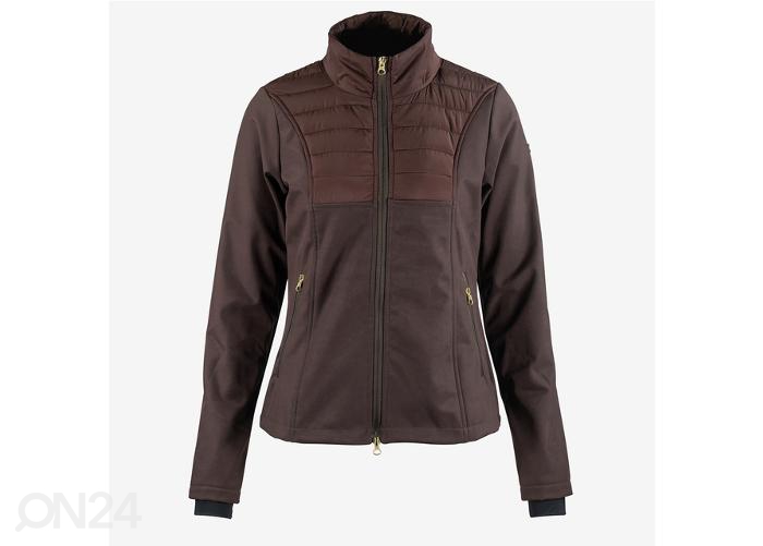 Женская гибридная куртка софтшелл maeve 38, коричневая увеличить