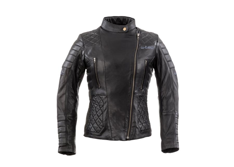 Женская мотоциклетная куртка из кожи W-TEC Corallia увеличить