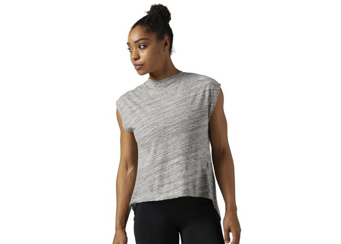 Женская тренировочная футболка Reebok Elements Marble Tee W BS3911 увеличить