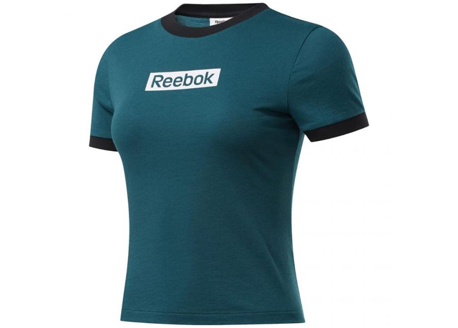 Женская футболка Reebok Training Essentials Linear Logo Slim W FK6679 увеличить