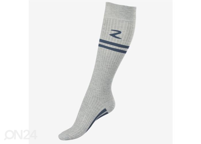 Женские носки для верховой езды superstrech stripe 36-38, светло-серый/ темно-синий увеличить