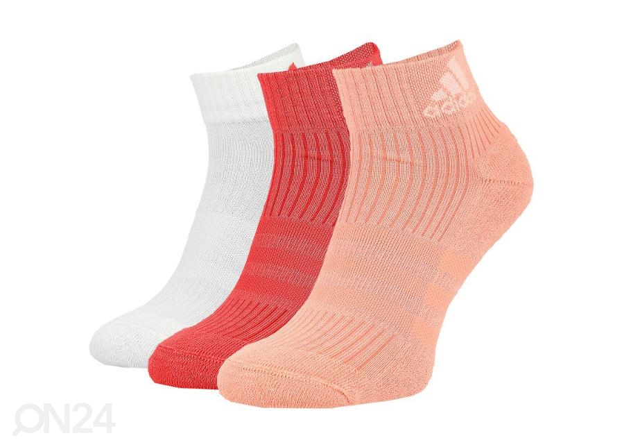 Женские тренировочные носки adidas 3 Stripes Performance Ankle Half Cushioned 3пары W S99903 увеличить