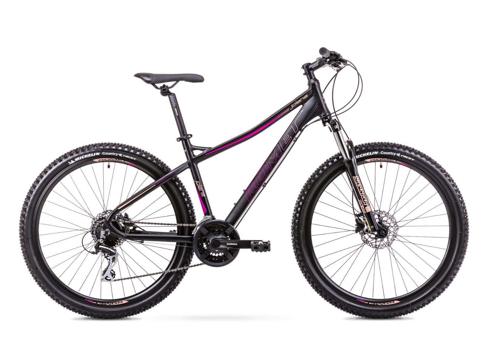 Женский гибридный велосипед 15 S Rower ROMET JOLENE 7.2 черный увеличить