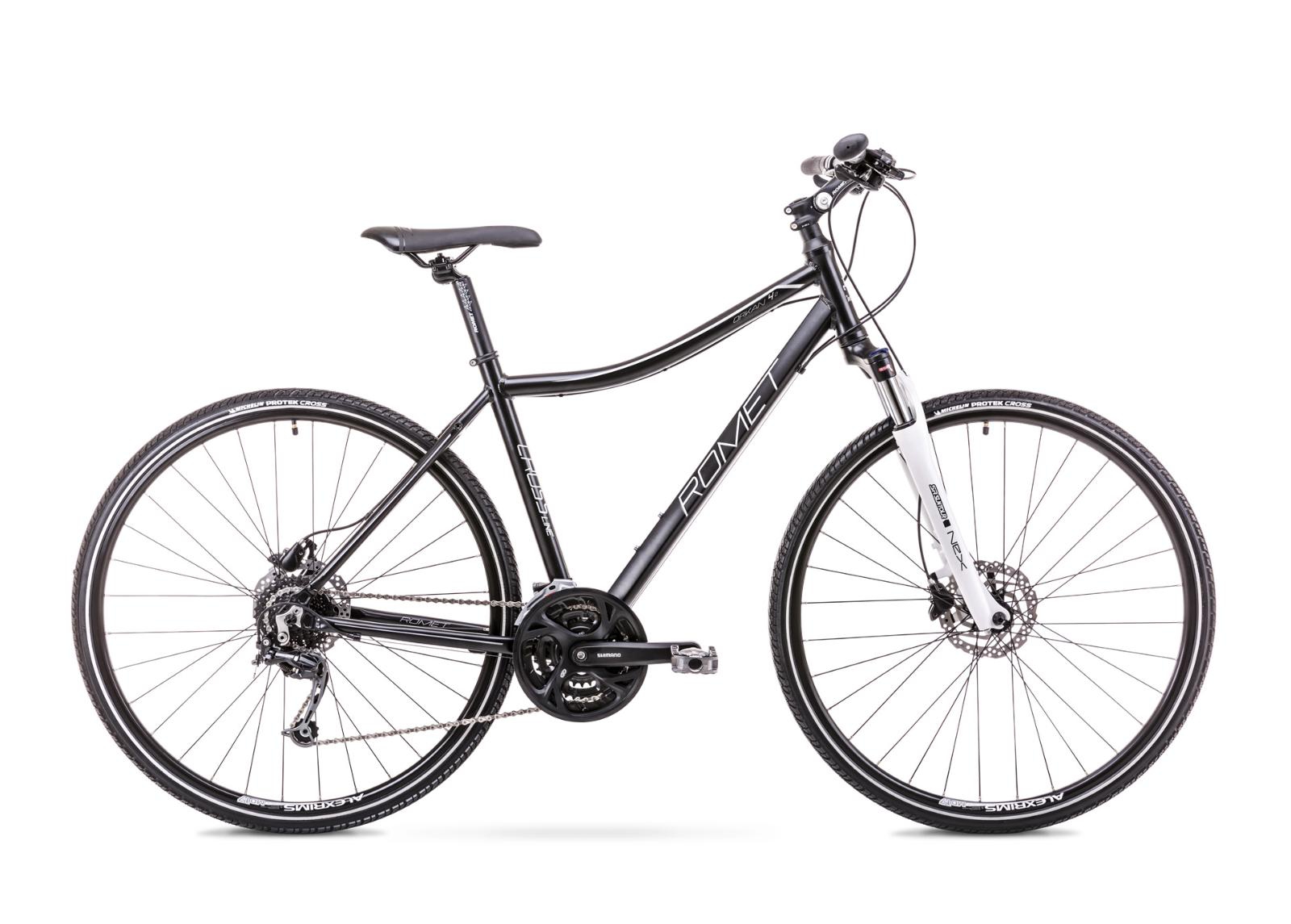 Женский гибридный велосипед 15 S Rower ROMET ORKAN 4 D черный увеличить