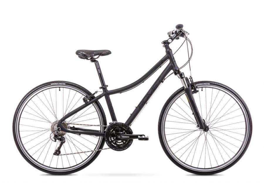 Женский гибридный велосипед 17 M Rower ROMET ORKAN 5 D черный увеличить