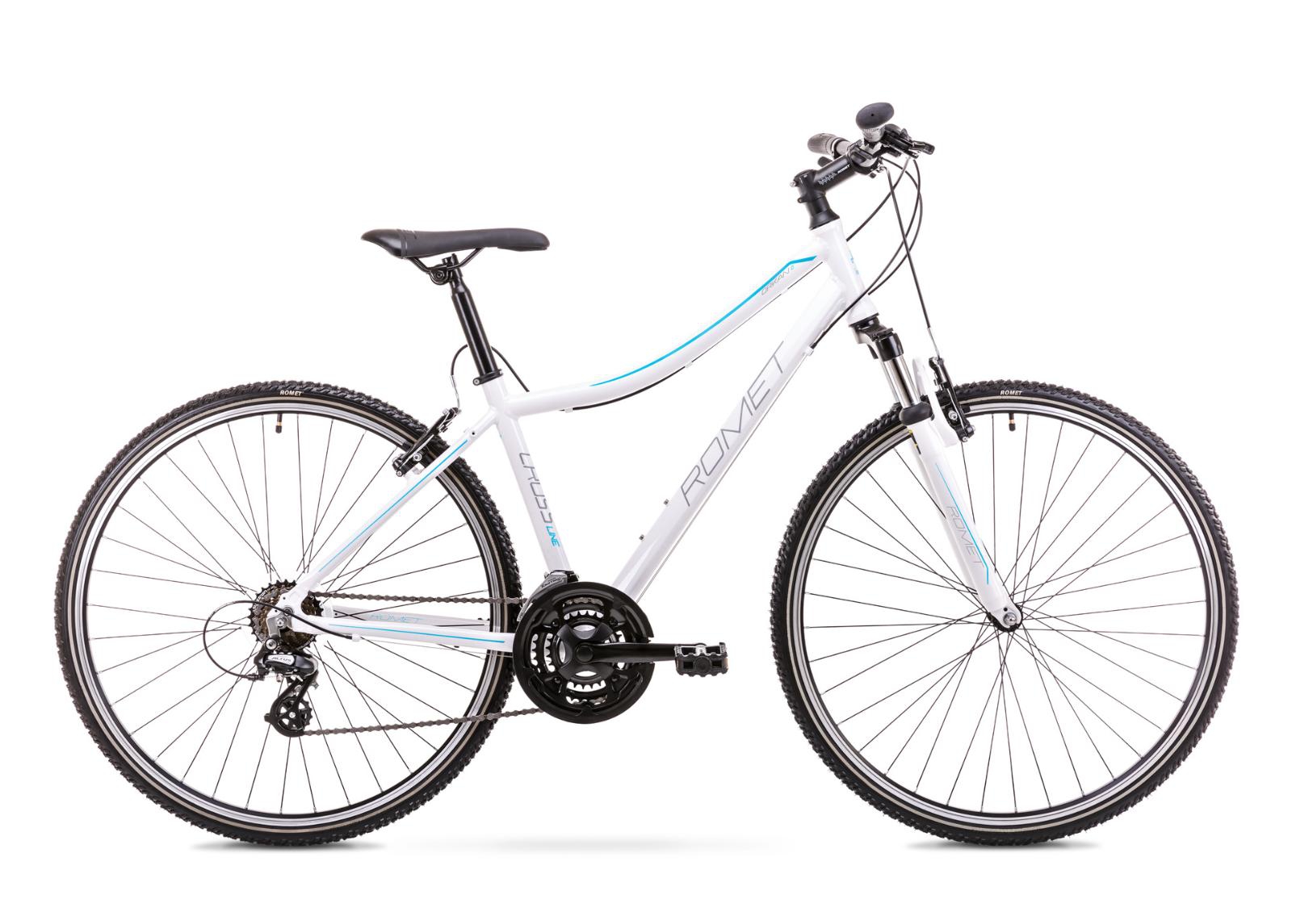 Женский гибридный велосипед 19 L Rower ROMET ORKAN D белый увеличить