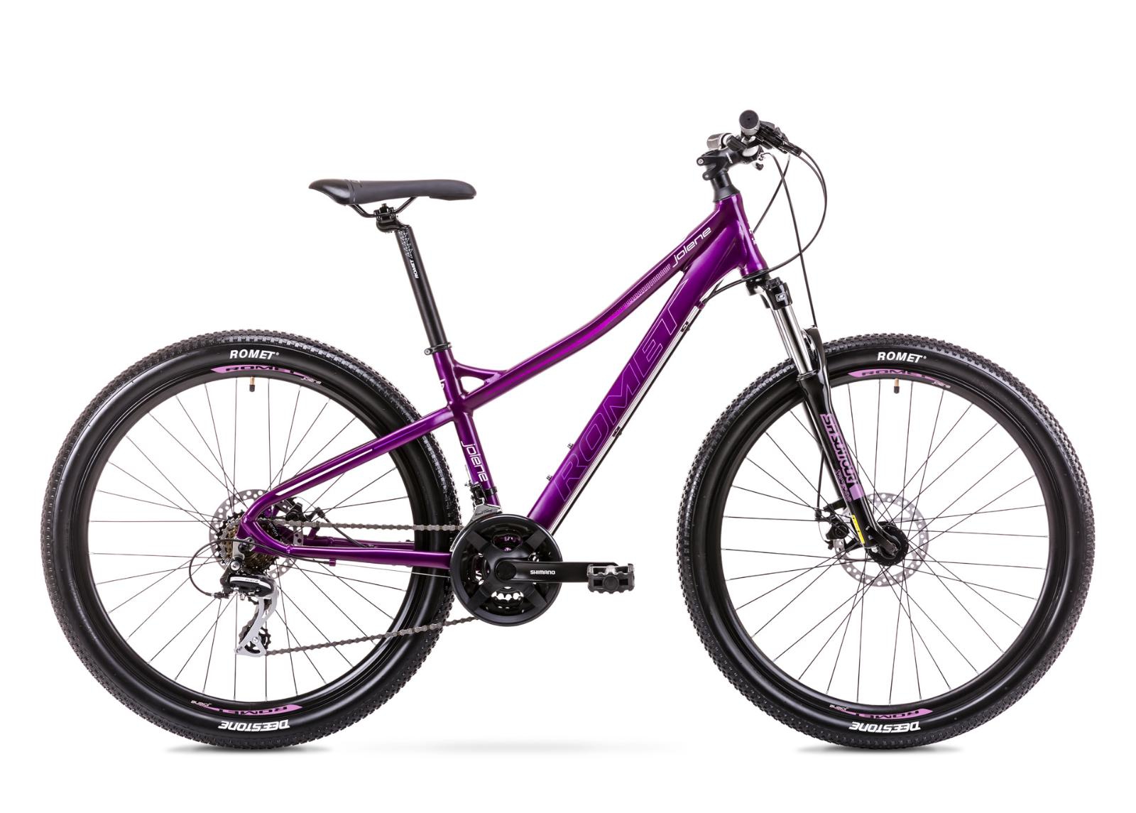 Женский горный велосипед 15 S Rower ROMET JOLENE 7.1 лиловый увеличить