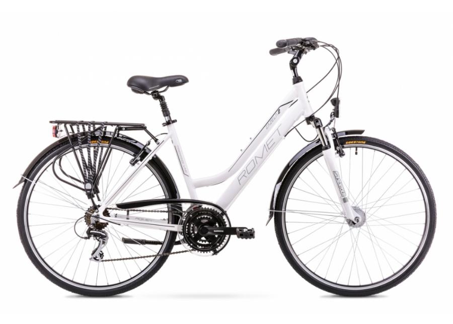 Женский городской велосипед 15 S Rower ROMET GAZELA 2 26 белый увеличить