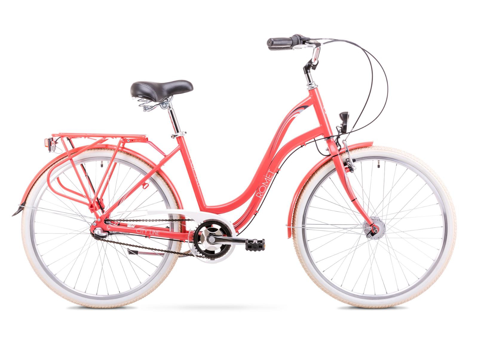 Женский городской велосипед 17 M Rower ROMET POP ART 26 розовый увеличить