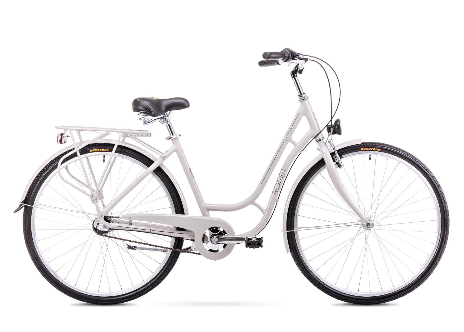 Женский городской велосипед 18 M Rower ROMET LUIZA 3S серый увеличить