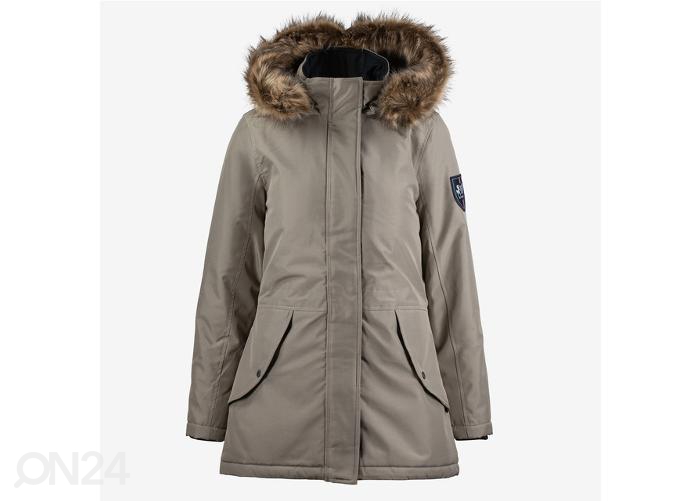 Женское длинное пальто estella 44, коричневато-серое увеличить