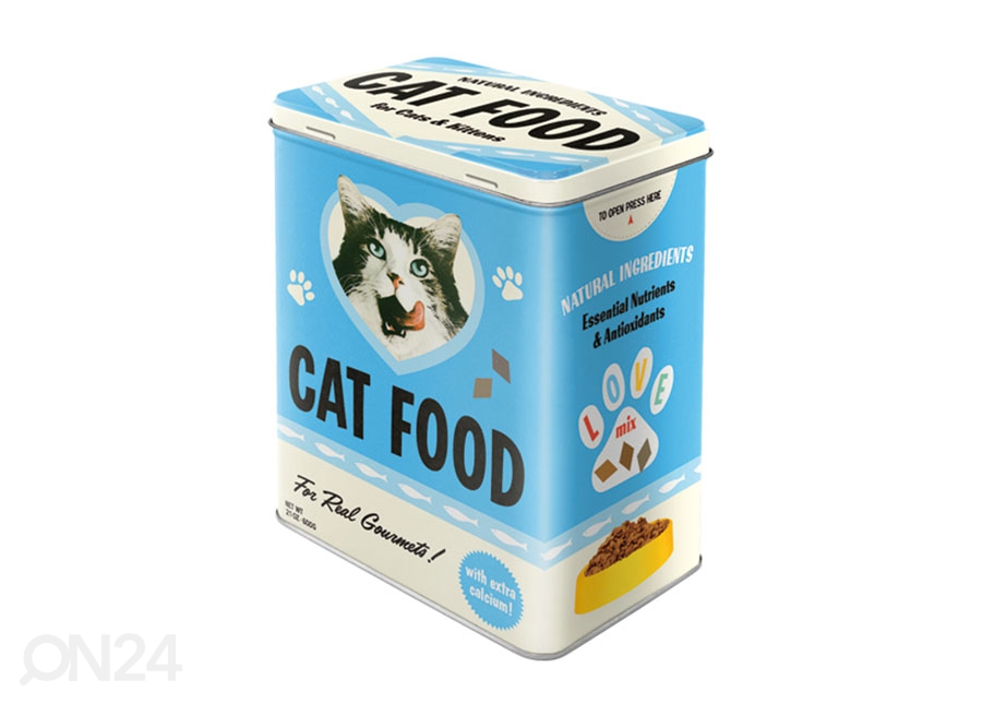 Жестяная коробка 3D Cat Food увеличить