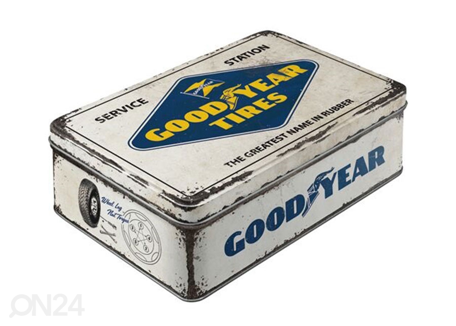 Жестяная коробка 3D Goodyear logo увеличить