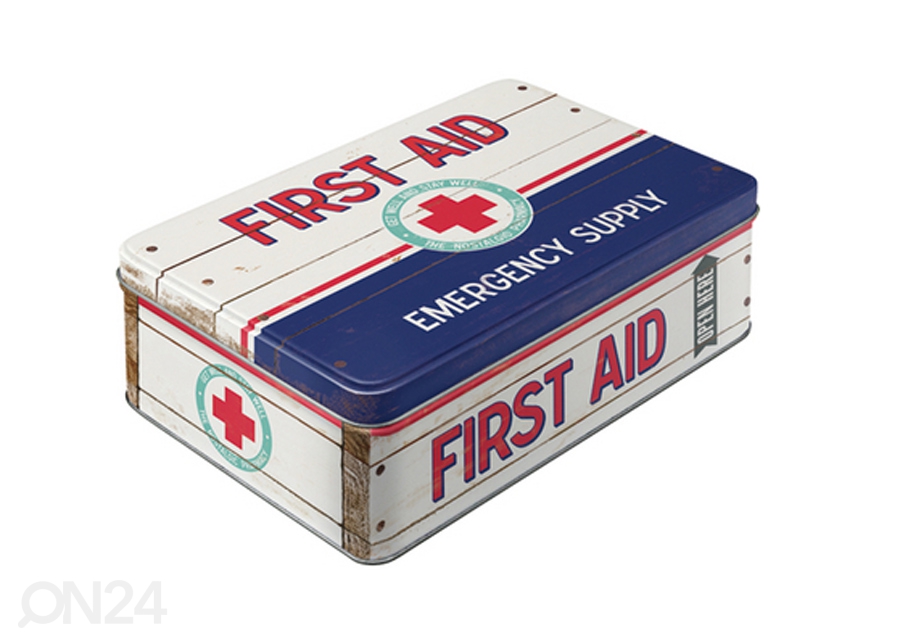 Жестяная коробка First Aid Emergency supply 2,5L увеличить
