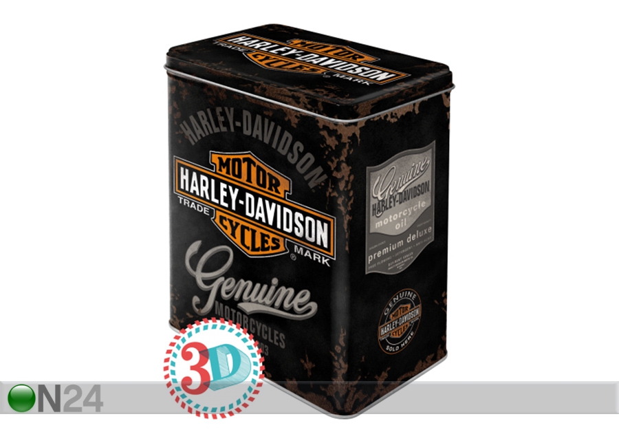 Жестяная коробка Harley-Davidson Genuine Logo 3 л увеличить