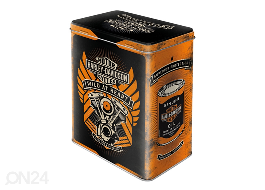 Жестяная коробка Harley-Davidson Wild at Heart 3 л увеличить