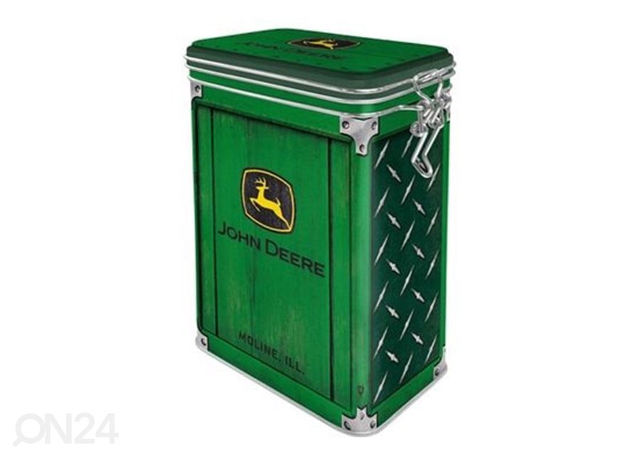 Жестяная коробка John Deere - Diamond Plate Green 1,3 л увеличить