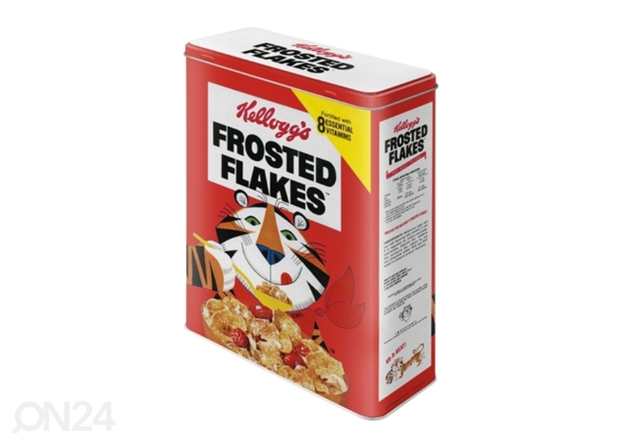 Жестяная коробка Kellogg's Frosted Flakes Tony Tiger punane 4 л увеличить