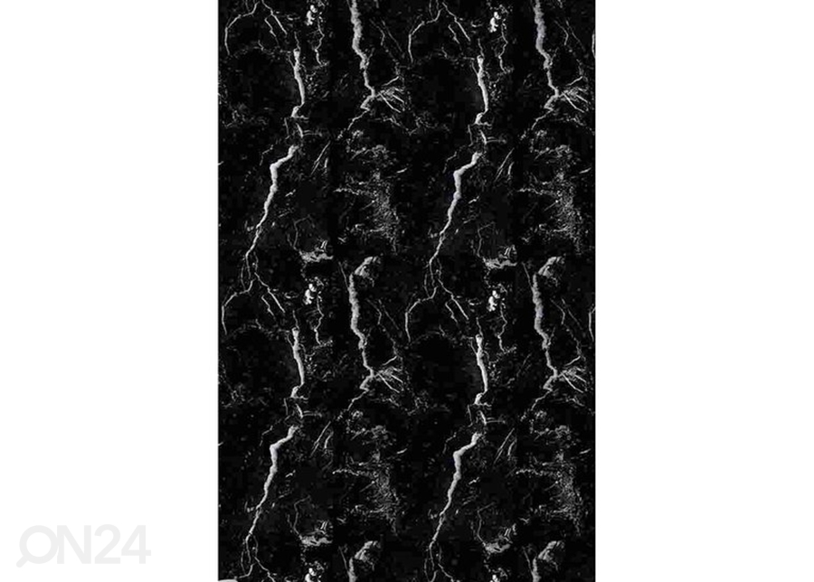 Занавеска для душа Marble черная 200x180 см увеличить