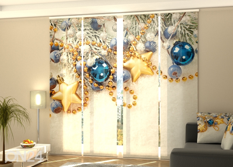 Затемняющая панельная штора Xmas Decorations on the Snow 240x240 см увеличить