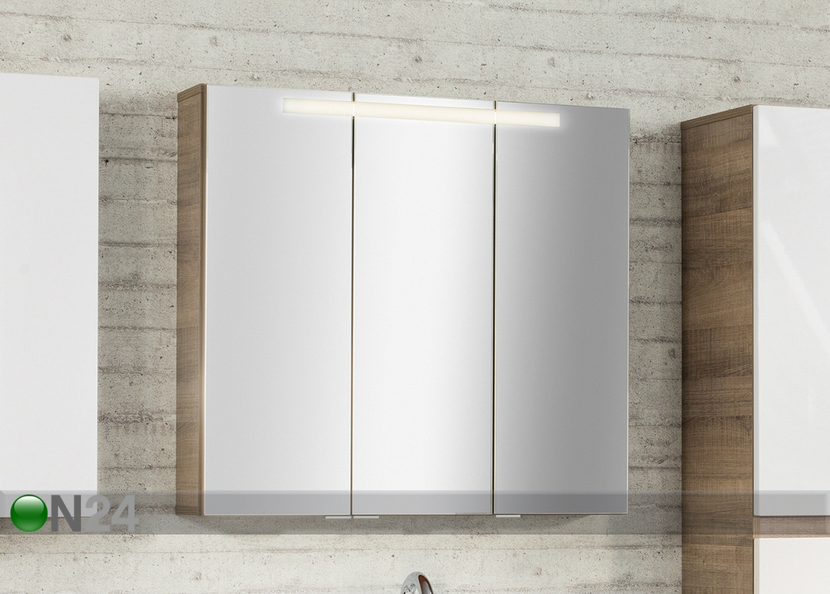 Зеркальный шкаф со светильником Piuro увеличить