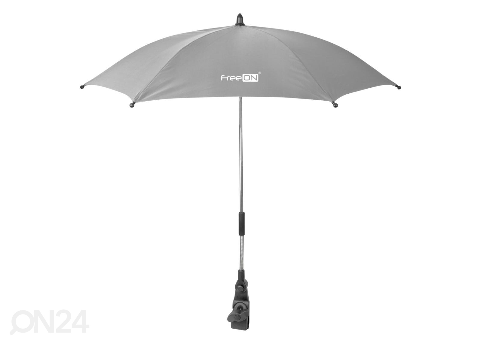 Зонт для коляски светло-серый FreeOn увеличить