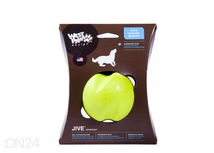 Игрушка для собак jive S 6,6 см зеленая увеличить