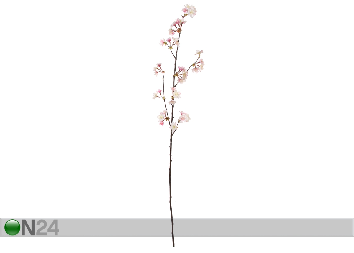 Искусственная вишня розово-белая ветка 105 cm увеличить