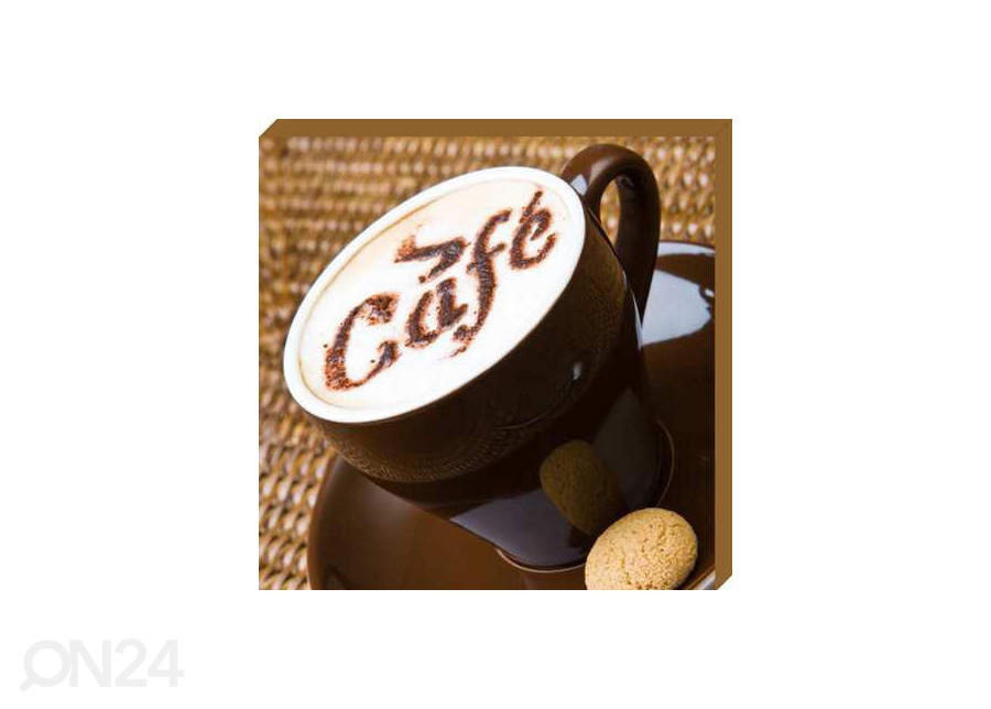 Картина Canvas - A cup of coffee with ladyfingers2 50x50 см увеличить
