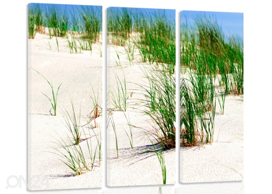 Картина из 3-частей Dunes on the beach 2 3D 90x80 см увеличить