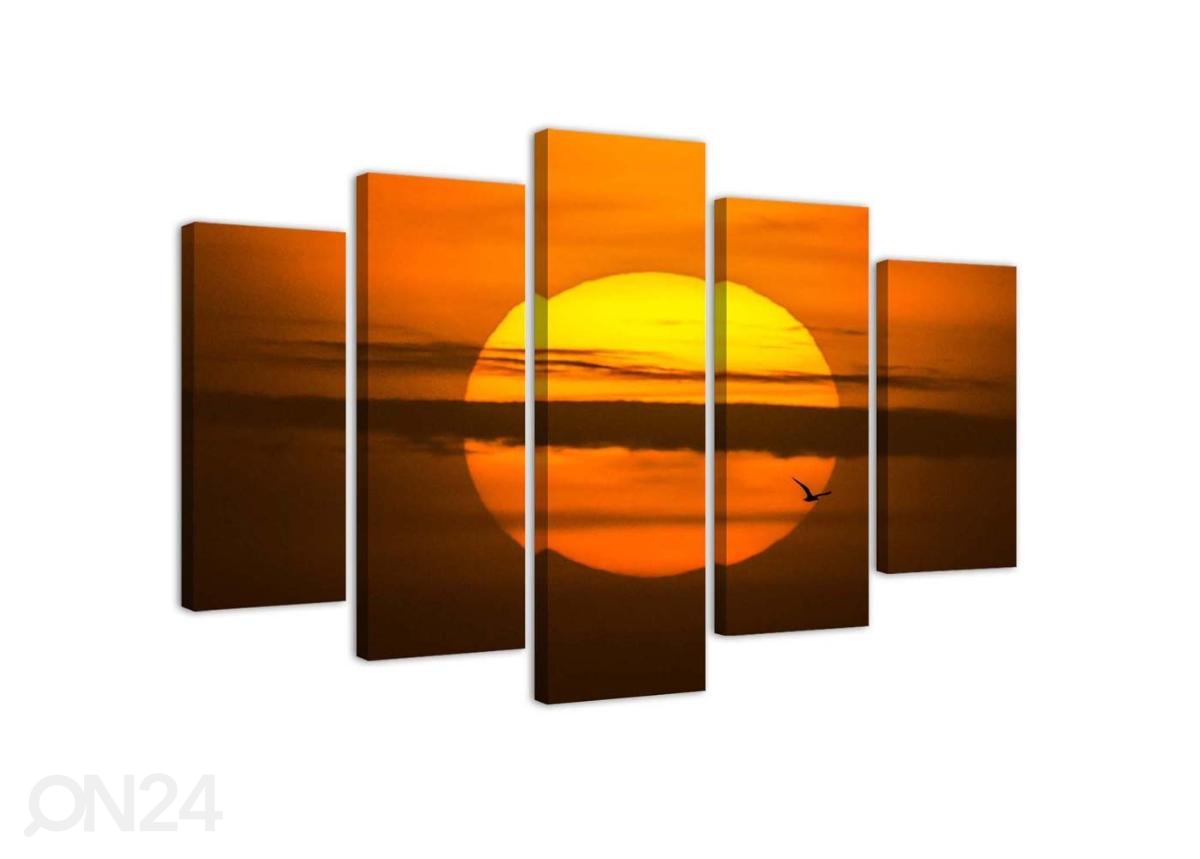 Картина из 5-частей Sunset 100x70 см увеличить