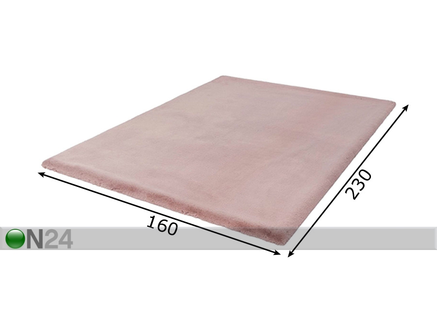Ковер Heaven Pink 160x230 см увеличить размеры