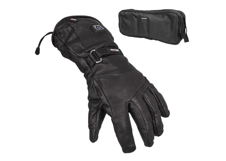Кожаные лыжные перчатки с подогревом Glovii GS5 увеличить
