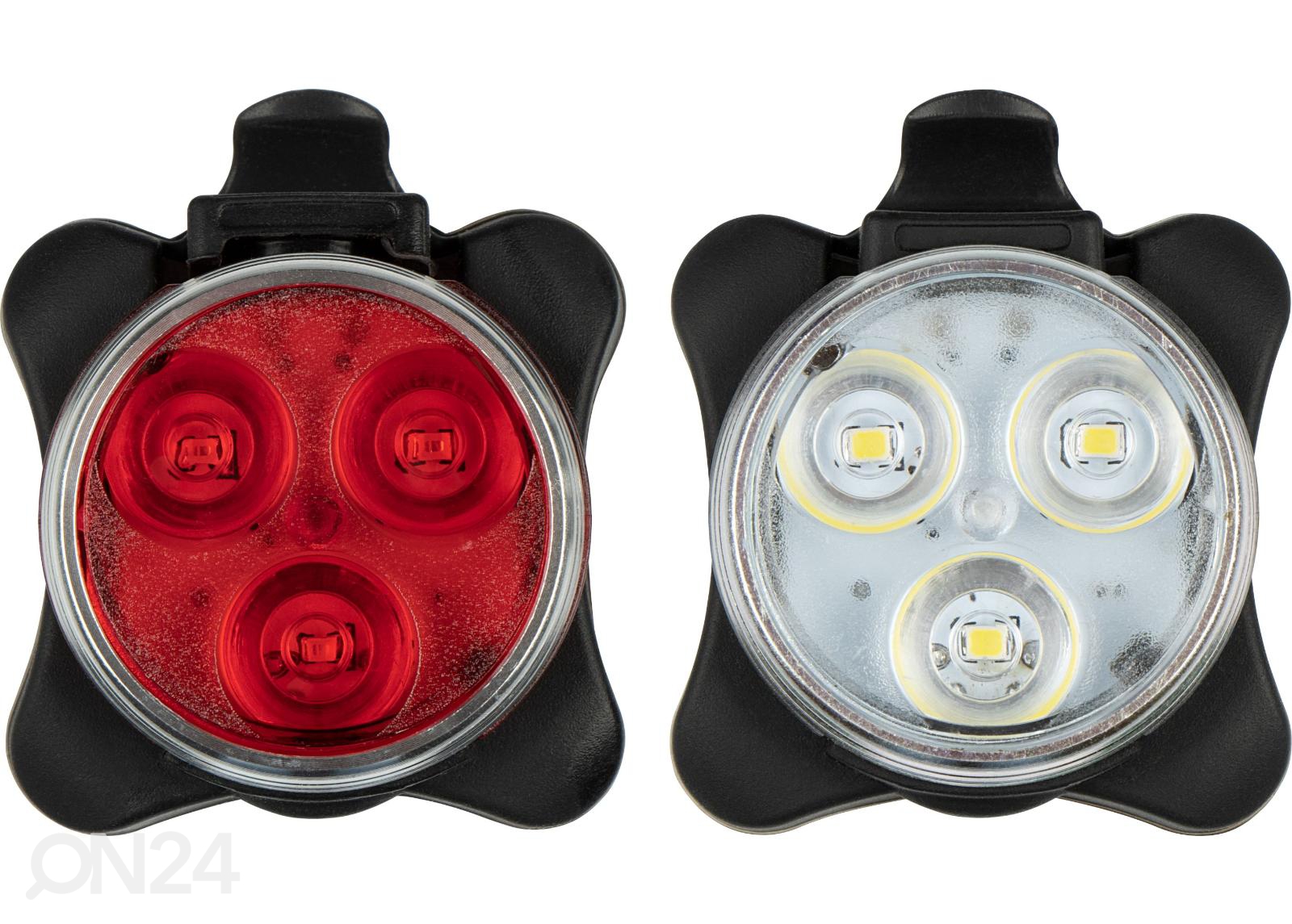 Комплект велосипедных фонарей Tri-LED 45 2 шт увеличить