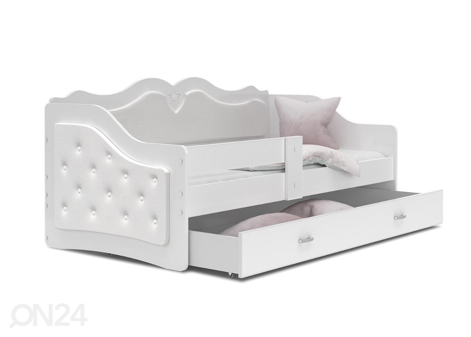 Комплект детской кровати 80x160 cm, белый увеличить