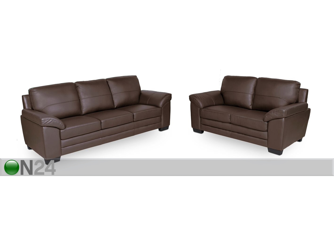 Комплект диванов Manchester 2+3, коричневый увеличить