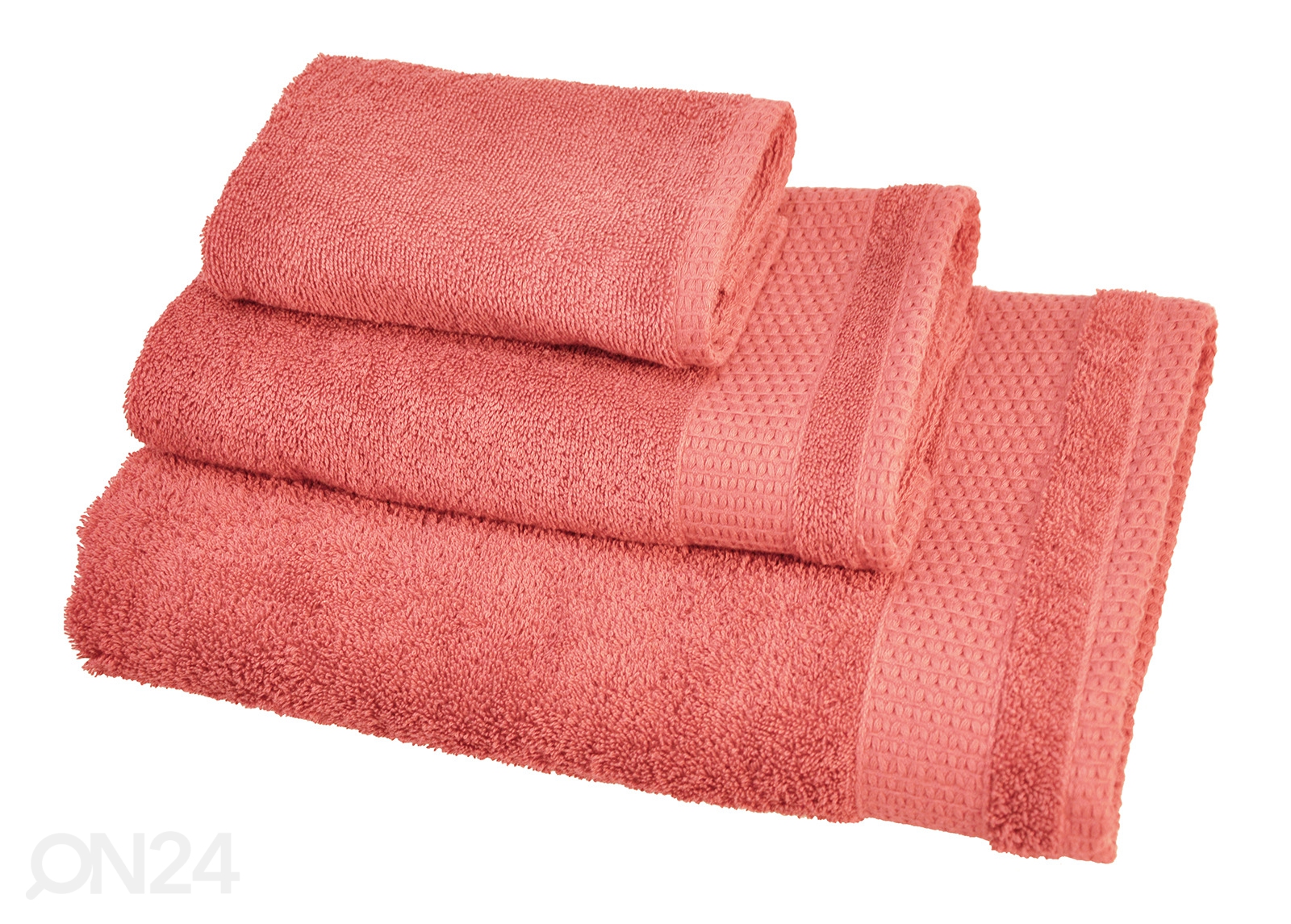 Комплект махровых полотенец Madison розовый, 3 шт увеличить