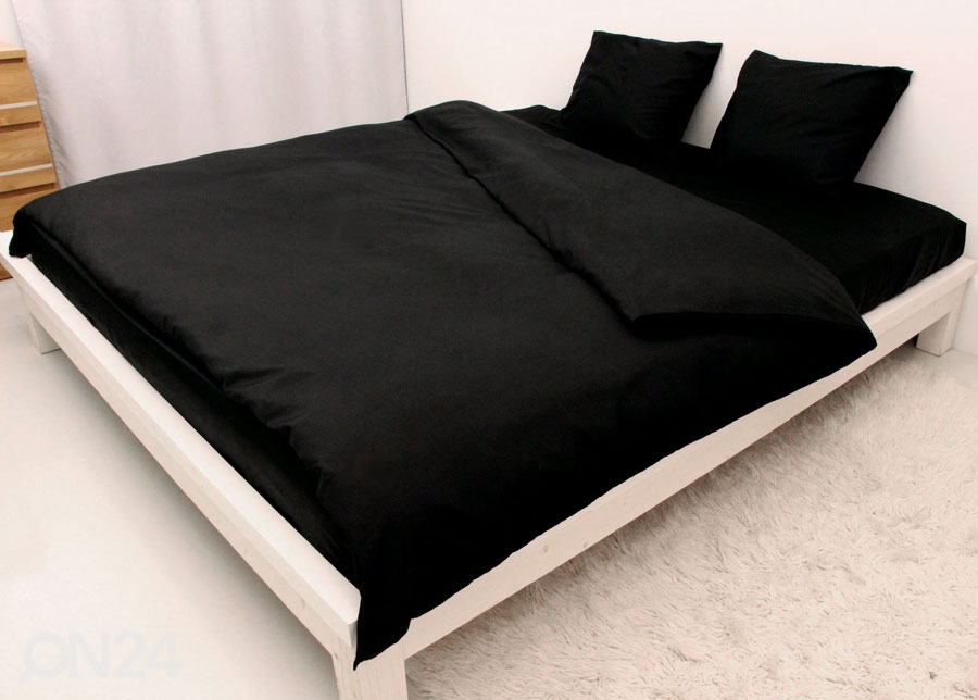 Комплект постельного белья Black сатин 150x210 cm увеличить