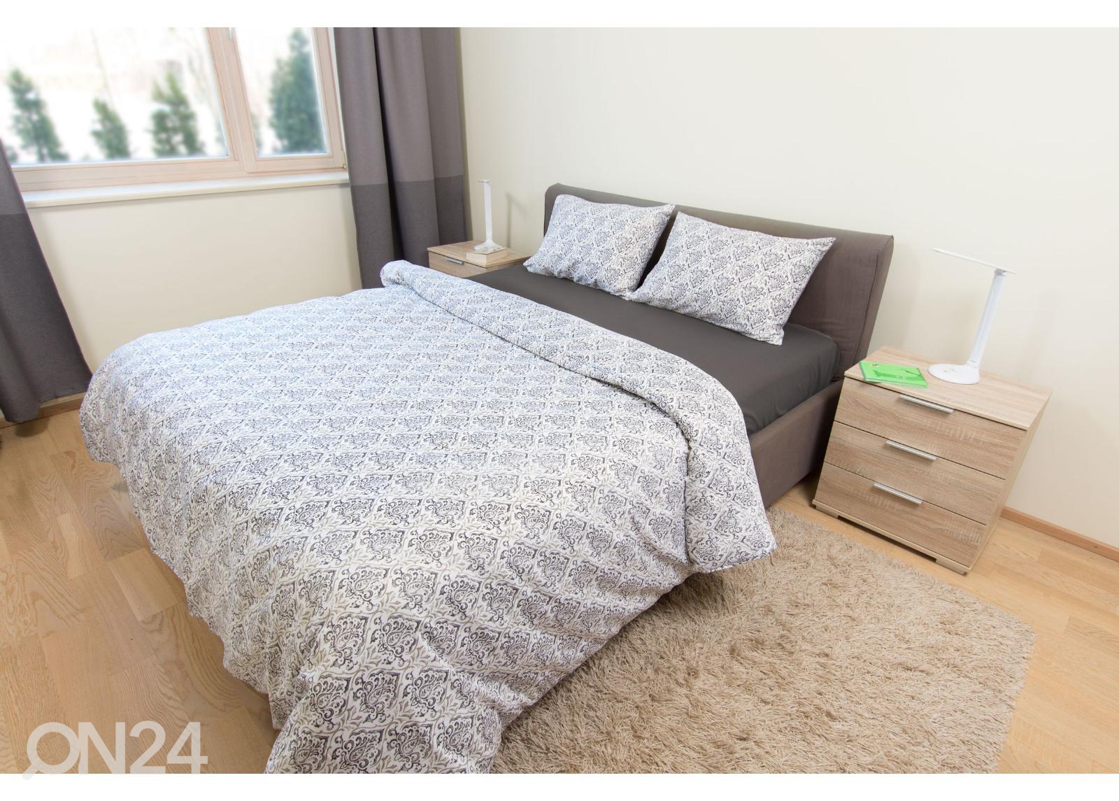 Комплект постельного белья Damask Grey 150x210 см увеличить